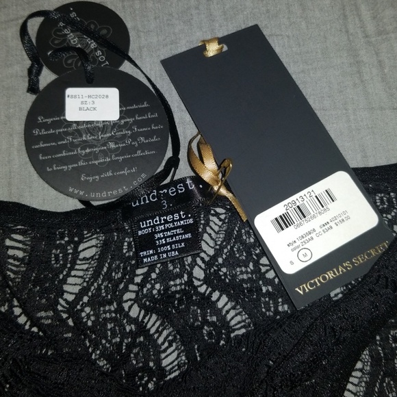 NWT Lace and Silk Bralette and Panty Set - Picture 7 of 8